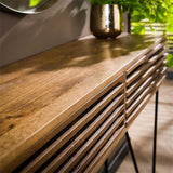 Kaptafel Hans DH Interior Mango LxBxH 126x27x26 Mangohout Sfeerfoto detail