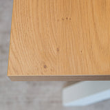 Tafelblad Lenzo Rustique Oak Dimehouse Bruin LxBxH 192x103x7 Melamine Sfeerfoto detail